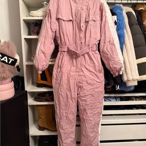 Women's Pink ski suit